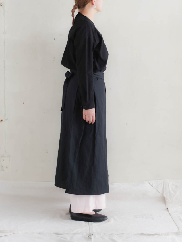 sp エシュペー 1/60リネンエプロンワンピース