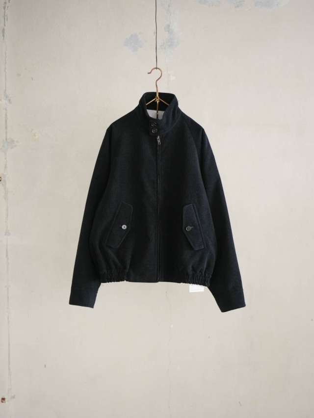 SP エシュペー / WOOL CASHMERE CORDUROY DRIZZLER JACKET ブラック