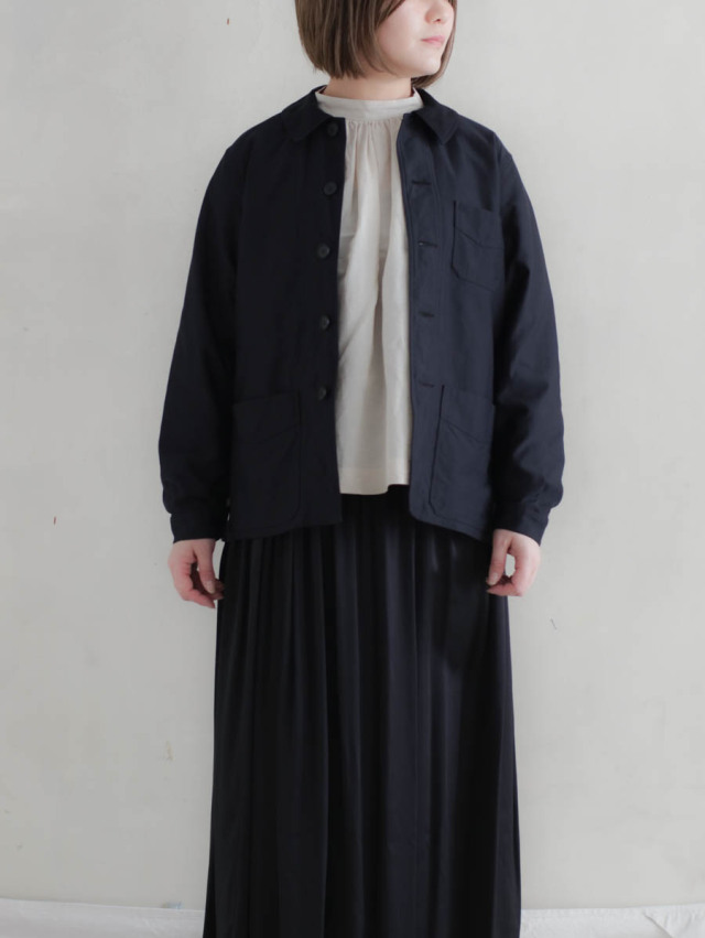 SP エシュペー｜LIGHT MOLESKIN WORK JACKET ブラック