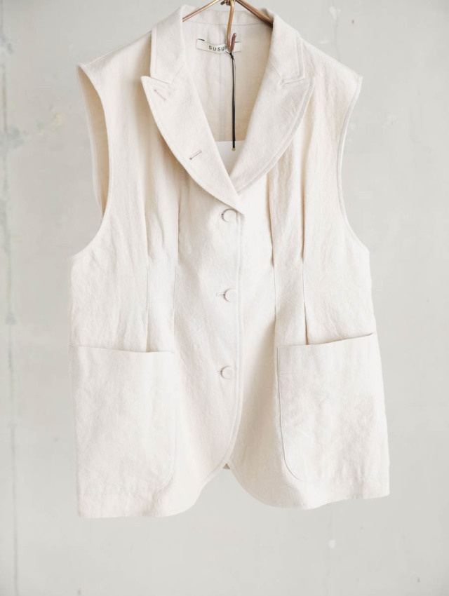 susuri ススリ　ベスト SUSURI ススリ｜クリケットベスト（beige）