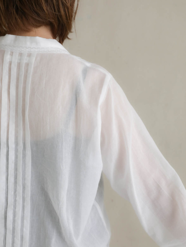 SUSURI ススリ｜クロウブラウス（white）