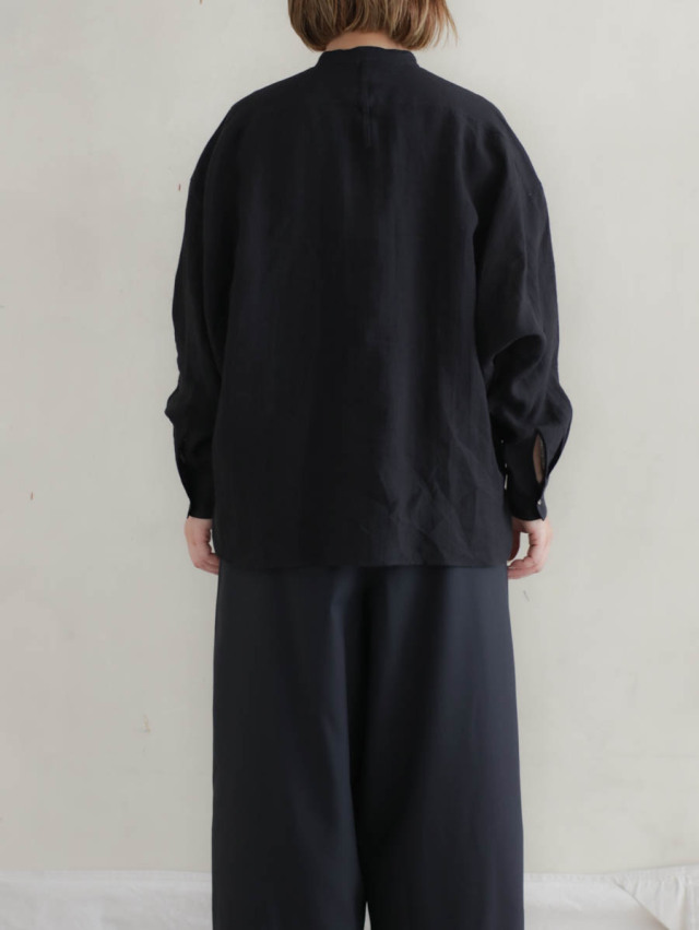 SUSURI ススリ｜ハルシャツ（black）