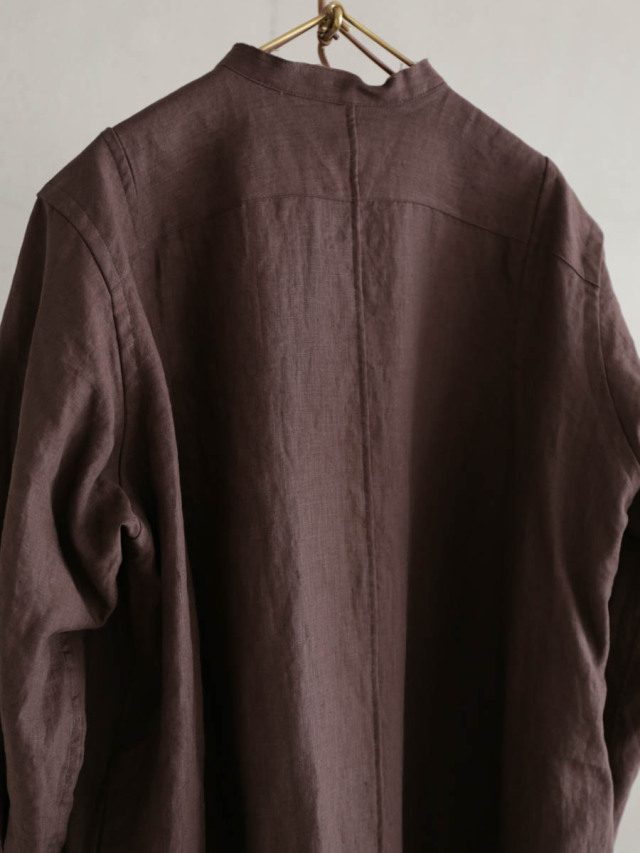 SUSURI ススリ｜マイマーロングシャツ brown
