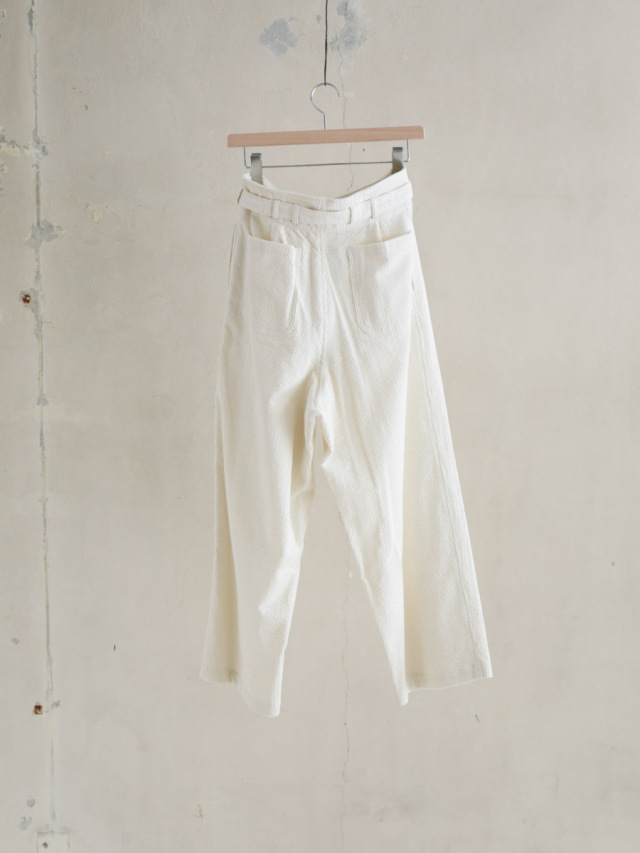 SUSURI ススリ / タピールパンツ cream