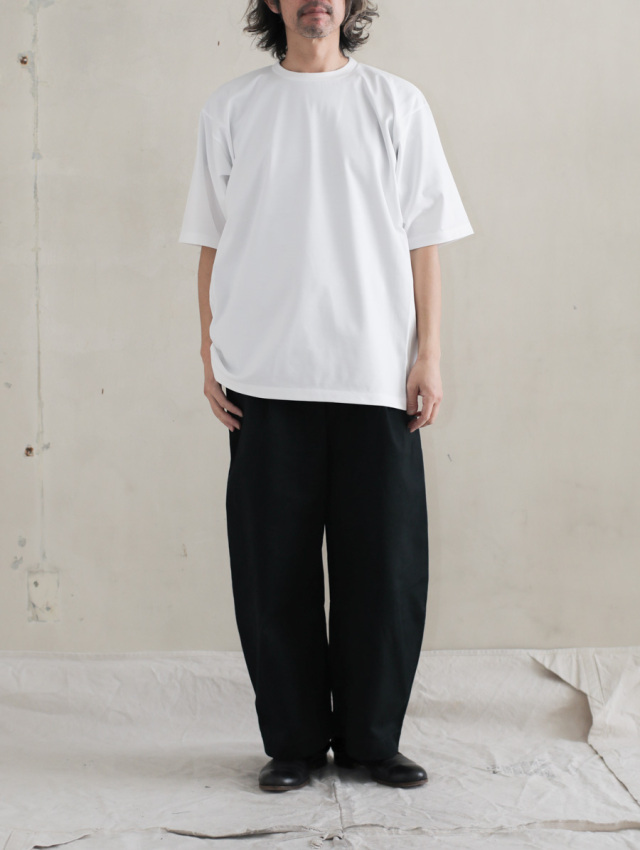tangenet タンジェネット｜Champ（ホワイト）クルーネック半袖Tシャツ