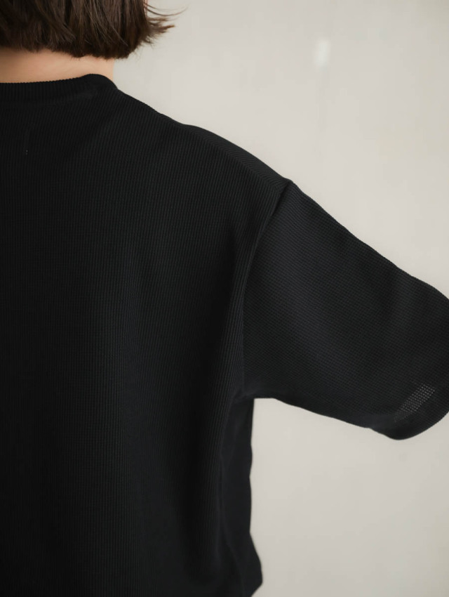 tangenet タンジェネット｜Jocks（ブラック）サーマル半袖Tシャツ