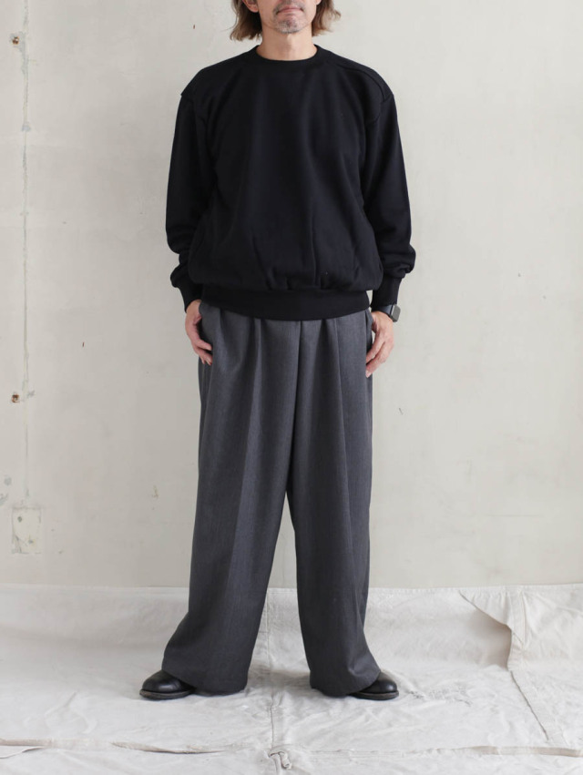 tangenet タンジェネット｜Wilson スウェット ブラック