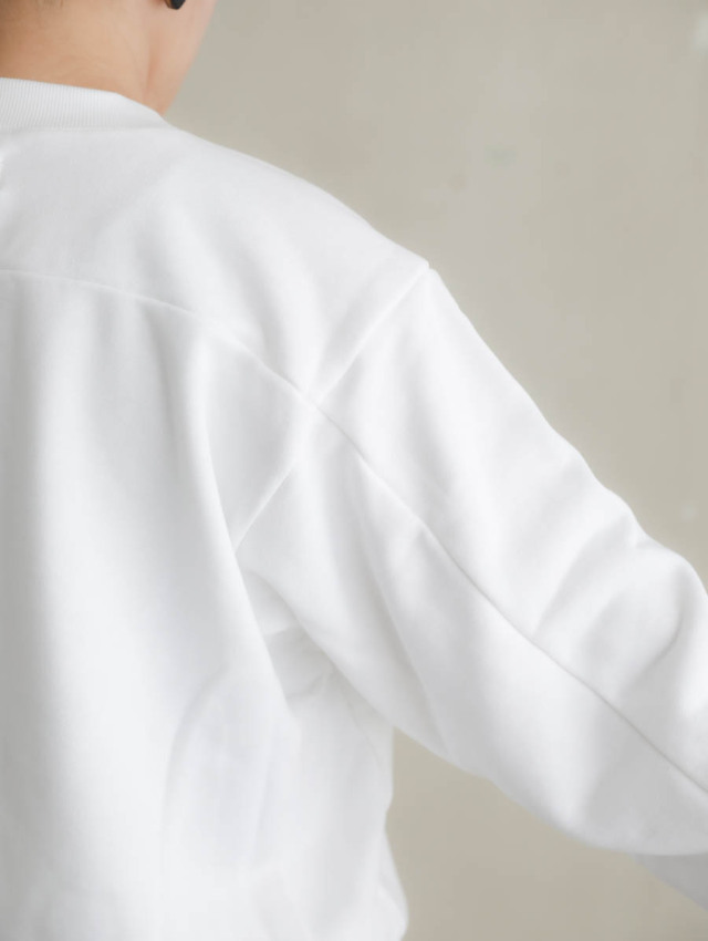 【関税込み】We11done タン コットン スウェットシャツ 中古・古着通販】WE11DONE (ウェルダン) WHITE DOODLE LONG