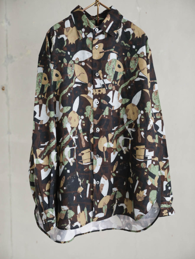 tangenet タンジェネット｜Wings print（ブラウン）レギュラー