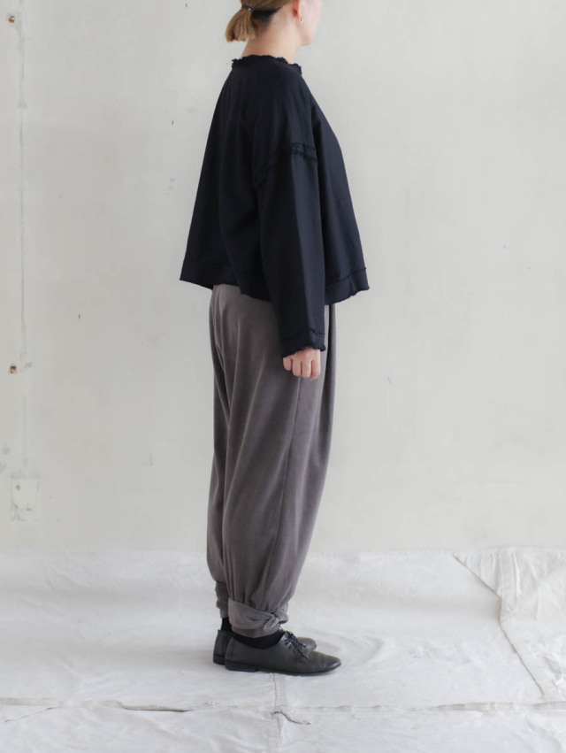 美品★TENNE HANDCRAFTED MODERN ★ベロア　リボンパンツ TENNE HANDCRAFTED MODERN テン ハンドクラフテッド モダン