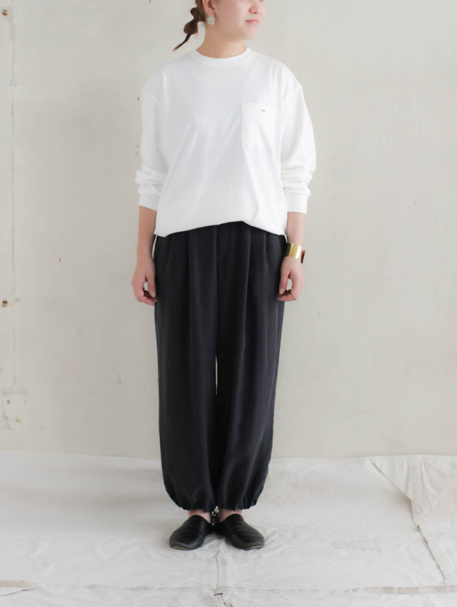 THE HINOKI ザ ヒノキ / オーガニックコットン「THE」長袖T THE HINOKI ザ ヒノキ / オーガニックコットン「THE」長袖T