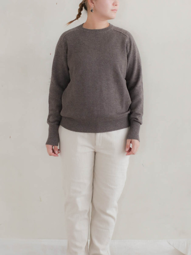 ラッセルノ セーター　7 TORICI トリチ｜ヴィランセーター7（ブラウン）