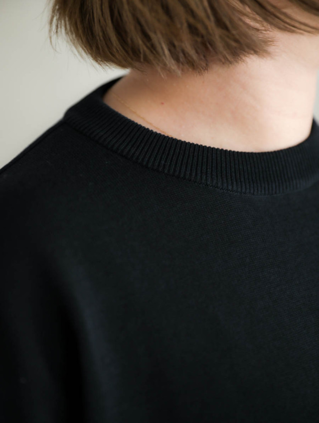 TORICI アイスビックTセーター (ブラック) | sieni -Online Store-
