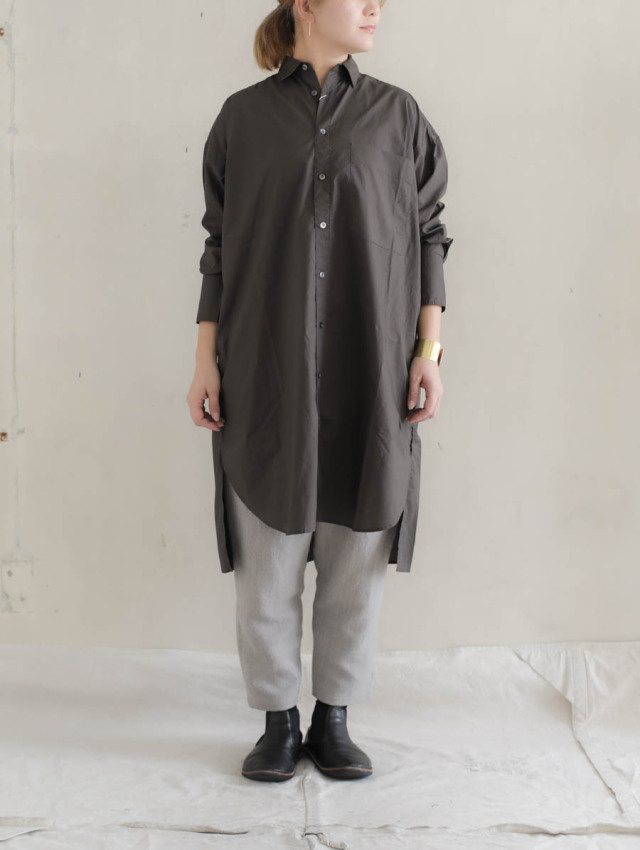 つぼね【未使用】UNIVERSAL TISSU リネンロングシャツ 楽天市場】universal tissu リネン シャツの通販