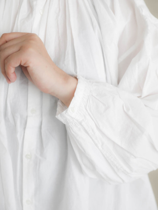 Veritecoeur ヴェリテクール｜アンティークブラウス（ホワイト）ST-177