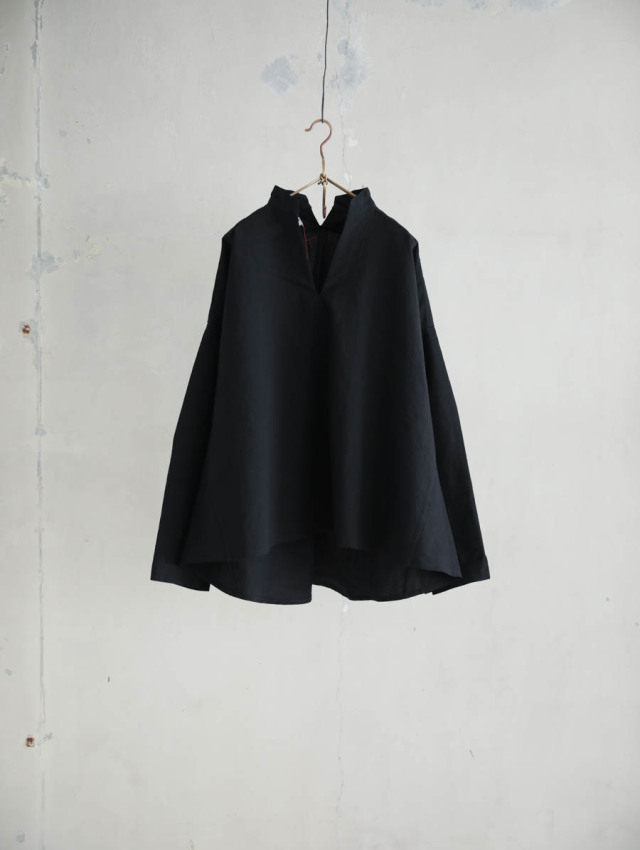 美品　ヴェリテクール　長袖ブラウス　ヘンプ　プルオーバー　ブラック 楽天市場】Veritecoeur ヴェリテクール（長さ（袖）長袖