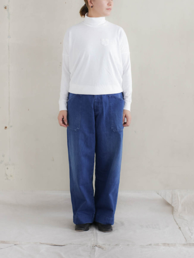 Veritecoeur ヴェリテクール｜デニムユーティリティーパンツ（ブルーインディゴ）VC-2693