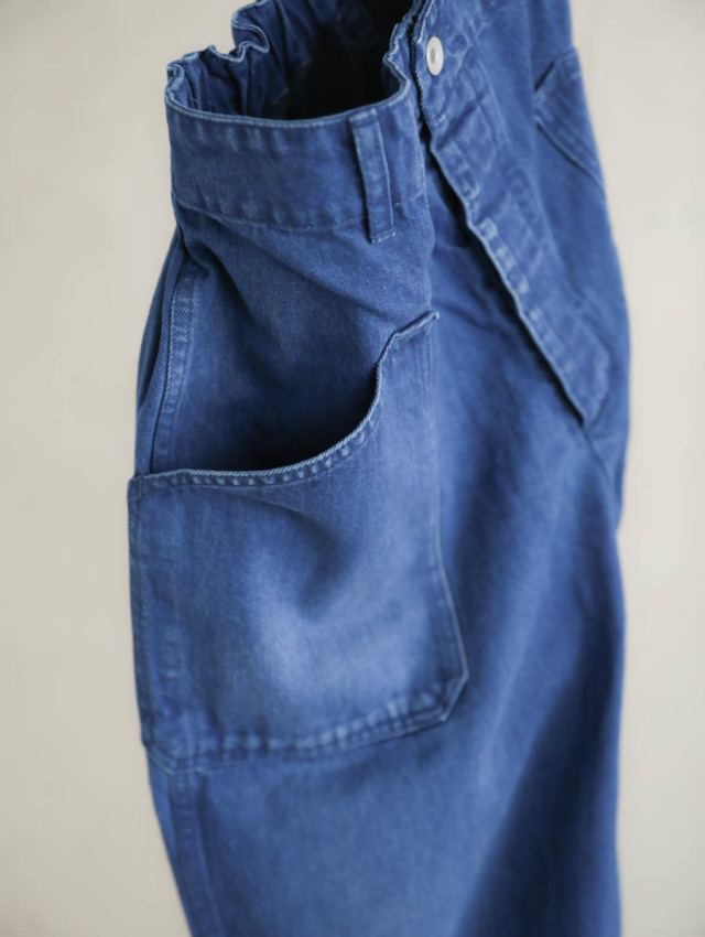 Veritecoeur ヴェリテクール｜デニムユーティリティーパンツ（ブルー