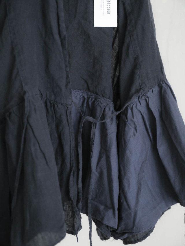 veritecoeur FUWARI COAT ネイビーvvc-060 veritecoeur FUWARI COAT ネイビーvvc-060