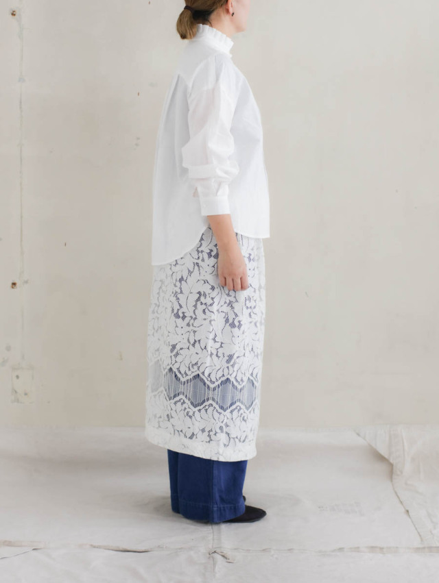 Veritecoeur ヴェリテクール｜レーススカート（ホワイト）VC-2763