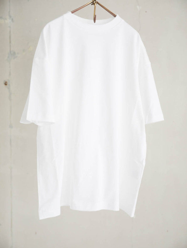 veritecoeur ホワイト オーバーサイズ Tシャツ 半袖 Veritecoeur ヴェリテクール｜UNISEX S/S T-SHIRTS WHITE