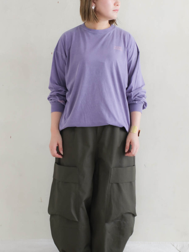 Veritecoeur ヴェリテクール｜PRINT L/S TEE（パープル）［品番