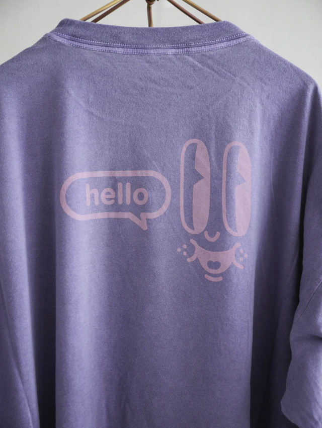 Veritecoeur ヴェリテクール｜PRINT L/S TEE（パープル）［品番