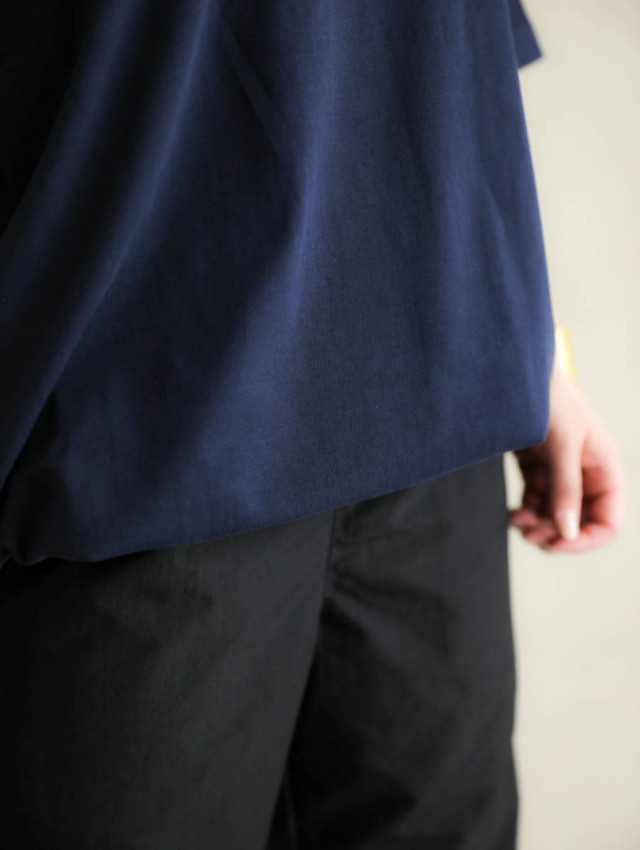 ヴェリテクール　シャーリングs/s VCC507 ネイビー Veritecoeur ヴェリテクール｜シャーリング S/S PULL OVER NAVY