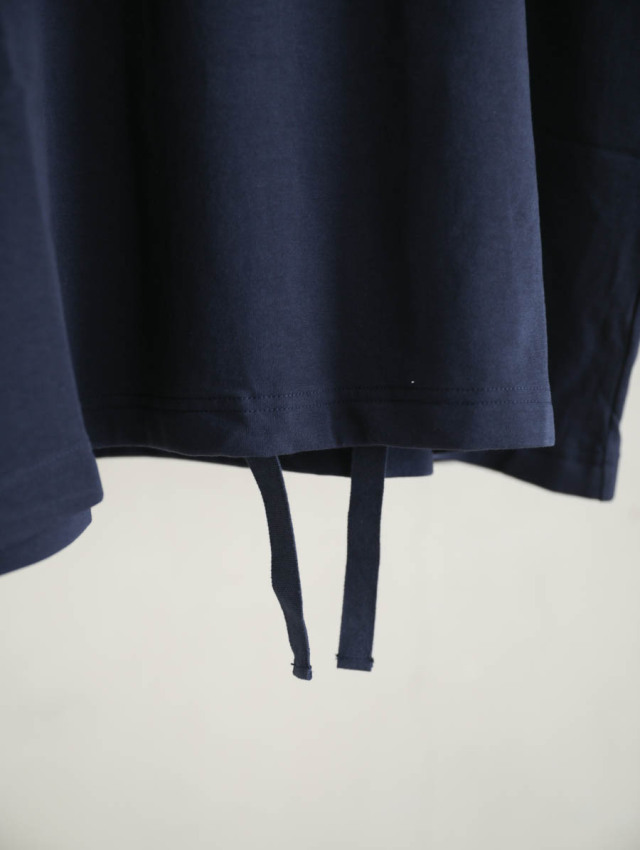 【2025年最新】海外限定の人気アイテム Veritecoeur ヴェリテクール｜シャーリング S/S PULL OVER NAVY トップス