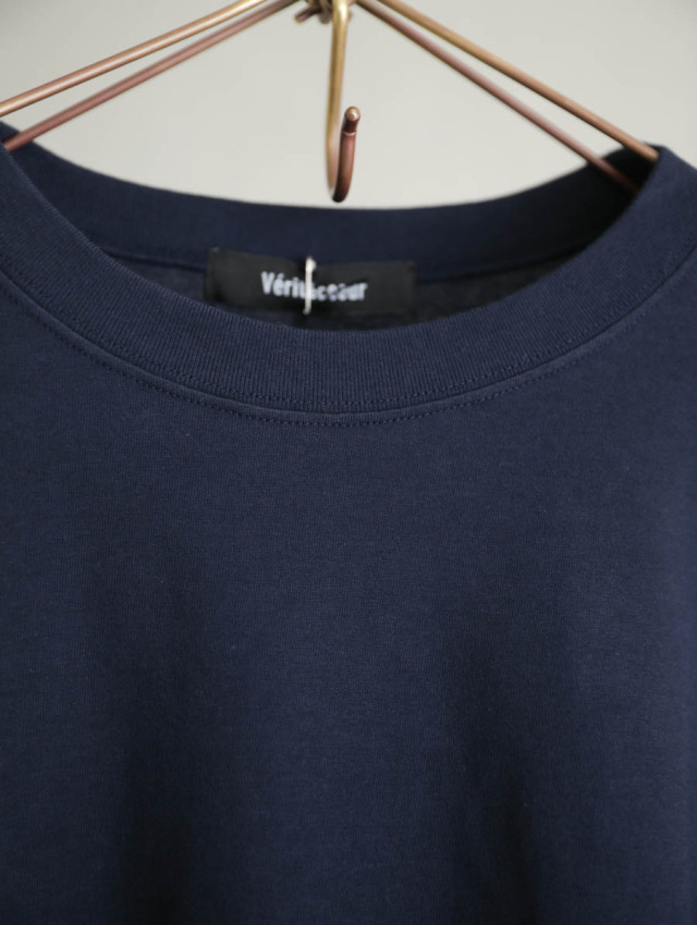 Veritecoeur ヴェリテクール｜シャーリング S/S PULL OVER NAVY