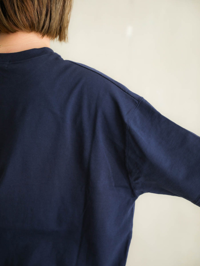 Veritecoeur ヴェリテクール｜シャーリング S/S PULL OVER NAVY