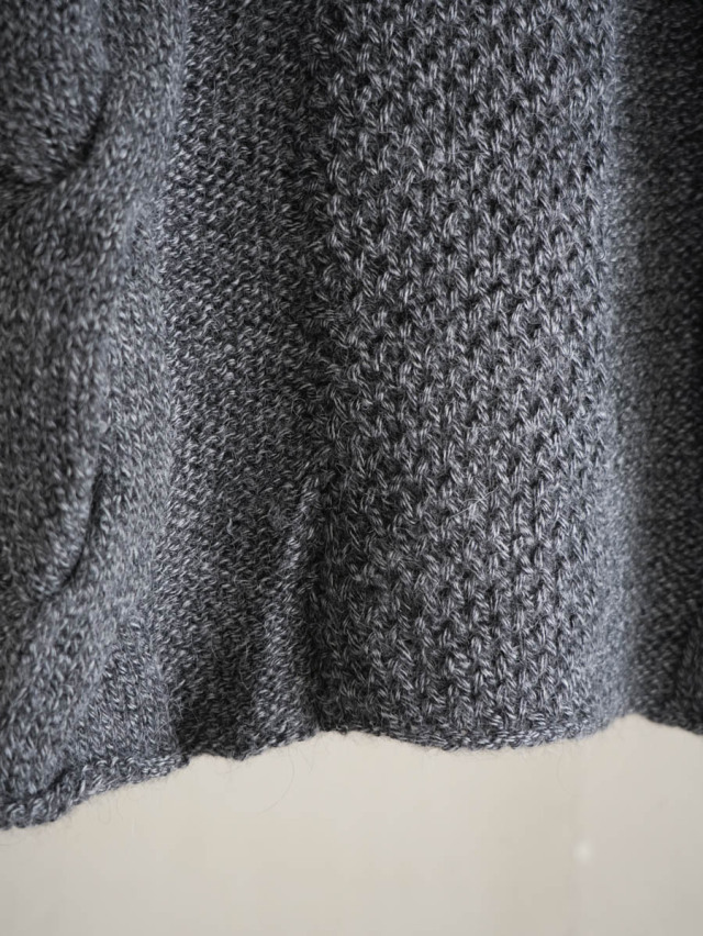 Veritecoeur ヴェリテクール / ALニットベスト MIX BLACK