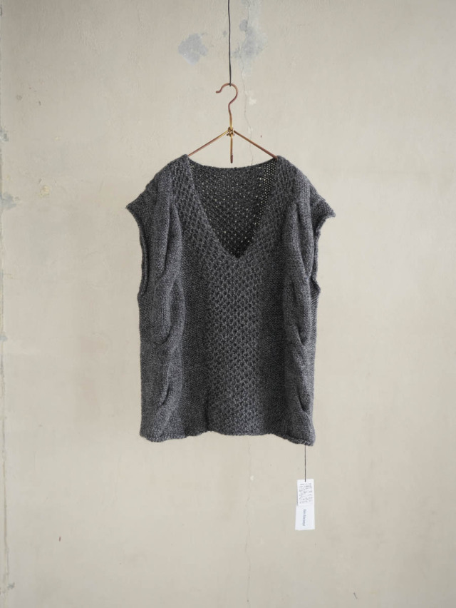 Veritecoeur ヴェリテクール / ALニットベスト MIX BLACK Veritecoeur ヴェリテクール / ALニットベスト MIX BLACK