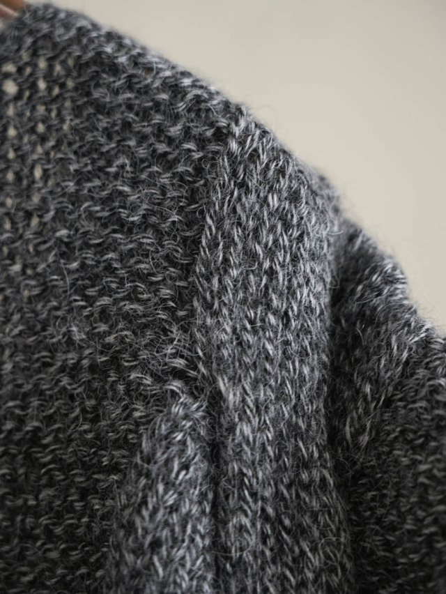 Veritecoeur ヴェリテクール / ALニットベスト MIX BLACK