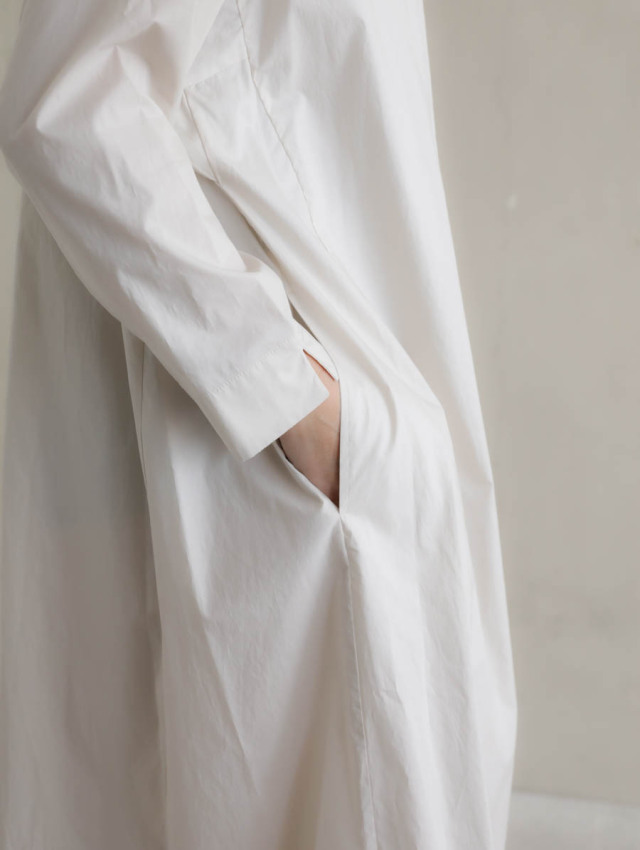 Yoli ヨリ / Boat neck onepiece ライトベージュ
