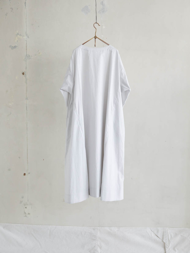 Yoli ヨリ / Boat neck onepiece ライトグレー