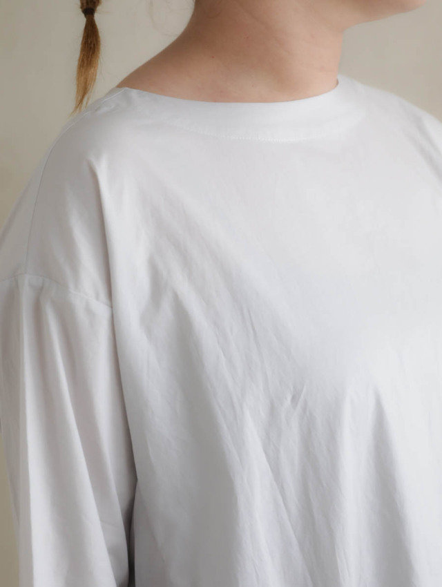 Yoli ヨリ / Boat neck onepiece ライトグレー