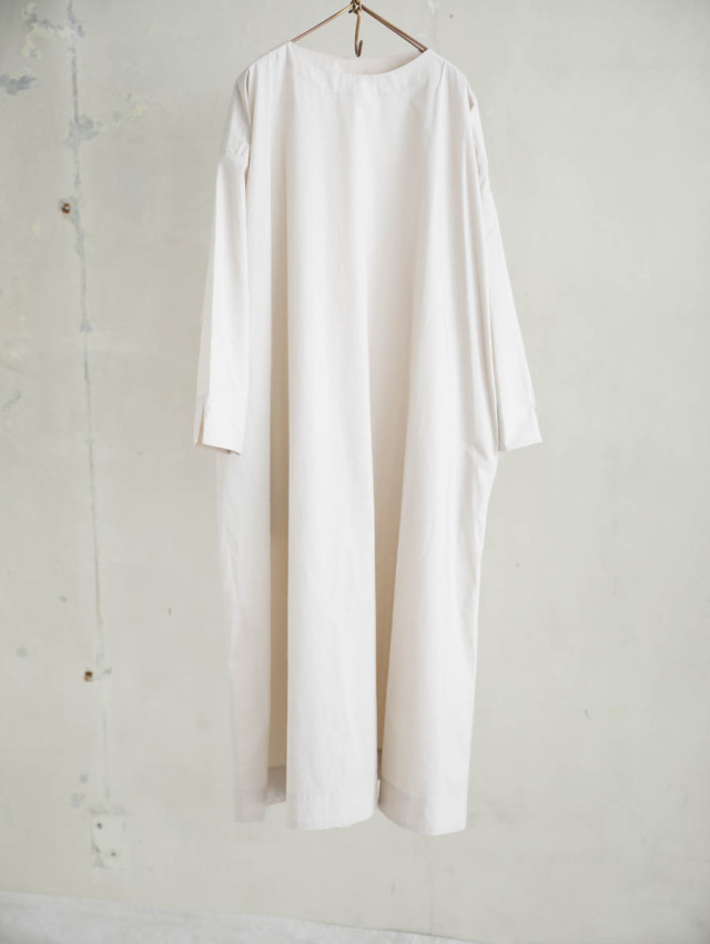 Yoli ヨリ｜コットンワイドワンピース（ベージュ）