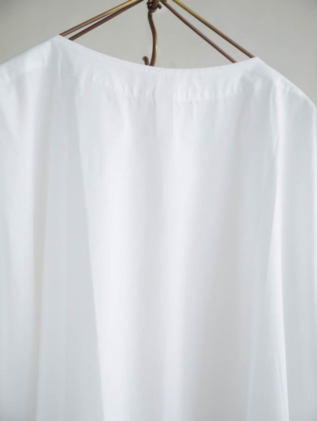 Yoli ヨリ｜コットンワイドワンピース（ホワイト）