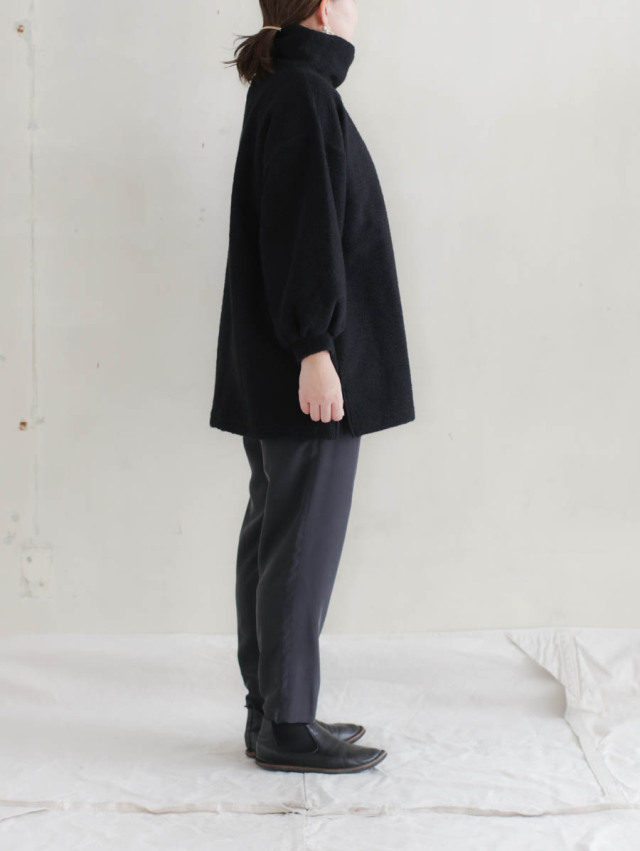 Yoli ヨリ / Silk pants ブラック 