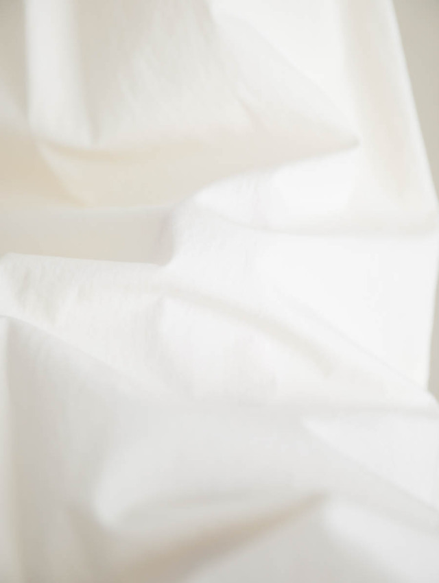 【美品】yoli ヨリ コットンテーパードパンツ ホワイト Yoli ヨリ｜コットンテーパードパンツ（ホワイト）