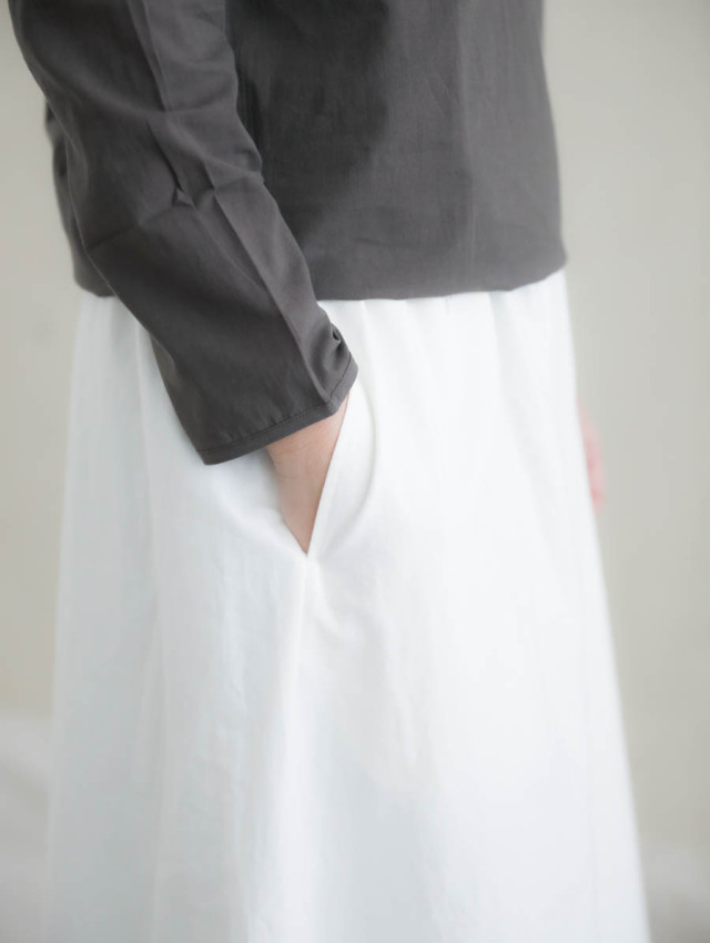 Yoli cotton gather skirt サイズ2 オフホワイト Yoli cotton gather skirt サイズ2 オフホワイト 【公式通販】