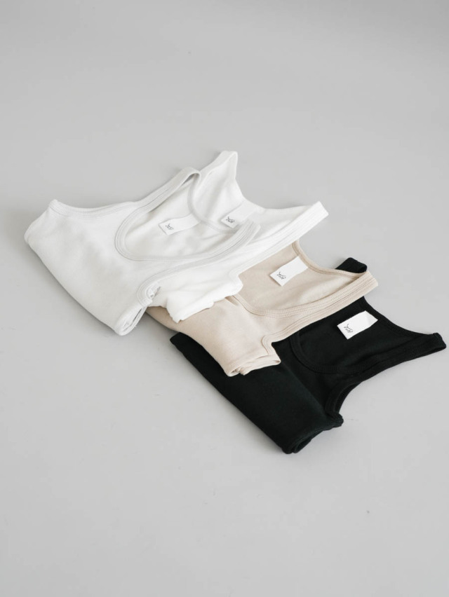 Yoli ヨリ｜ロングタンクトップ：Long tank top