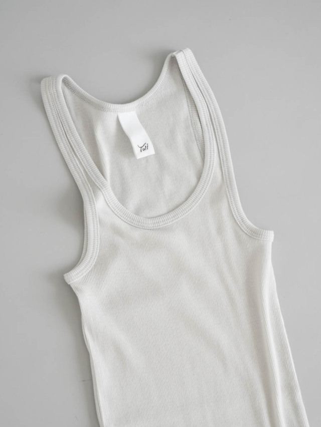 Yoli ヨリ｜ロングタンクトップ：Long tank top