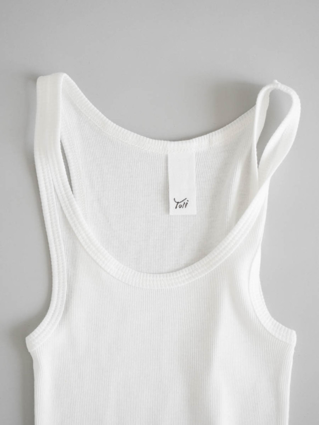 Yoli ヨリ｜ロングタンクトップ：Long tank top