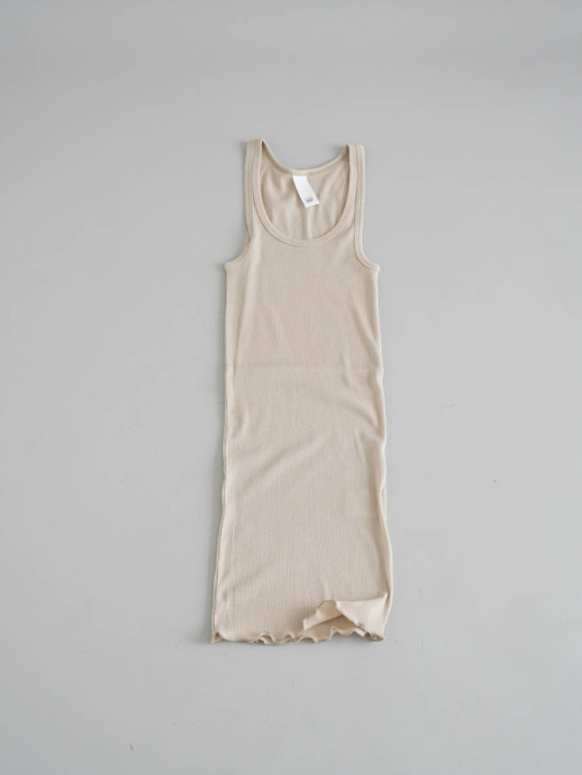 Yoli ヨリ｜ロングタンクトップ：Long tank top