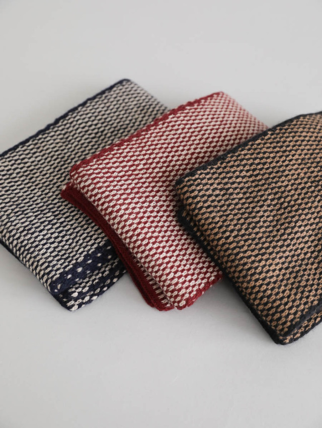 北欧暮らしの道具店yourwear / ユアウェア / ウールジャガードマフラー yourwear / ユアウェア / ウールジャガードマフラー（ブラウン