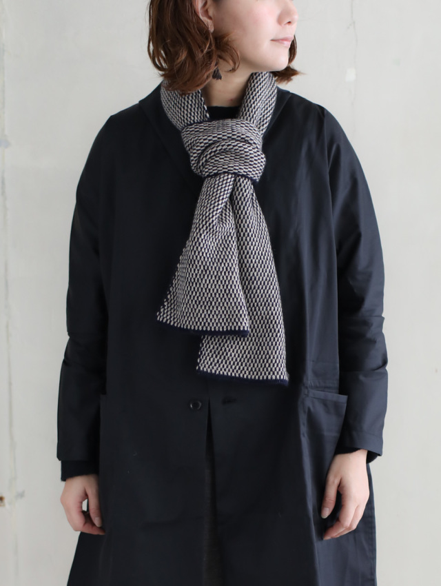 北欧暮らしの道具店yourwear / ユアウェア / ウールジャガードマフラー 849ceba7a879b2e735bb474d28ca45
