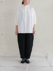 【未使用】アトリエダンタン　ホワイト　ワンピース ストライプダブルボタンワンピース | POETIQUE -outlet- | axes