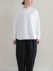 ゴーシュ半袖ブラウス ゴーシュ コットンドライローン ブラウスS/S-クルーネック